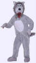 Wolf Grey Adult Mascot Costume Lobo