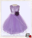 Deluxe Girl Lilac Dress Party Vestido Lilas Festas P/Menina
