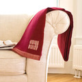 Red Organic Merino Wool Throw (not currently available)