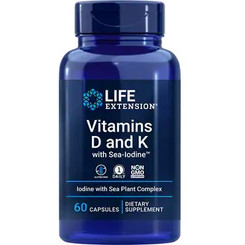 Vitamins D and K with Sea-Iodine, 60 capsules