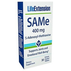 SAMe (S-Adenosyl-Methionine), 400 mg 30 enteric coated tablets