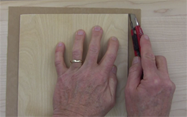 Excess Veneer Can Be Trimmed With A Razor Knife