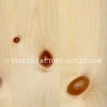 Knotty Pine Veneer Sheets.  Knotty Pine Veneer Factory Outlet.com