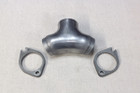 Harley Evolution Big Twin Intake Manifold With Clamps  (OEM #27019-89)