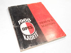 1968 Buick Opel Kadett Service Manual (Clean Pages, But Minor Tears Present)