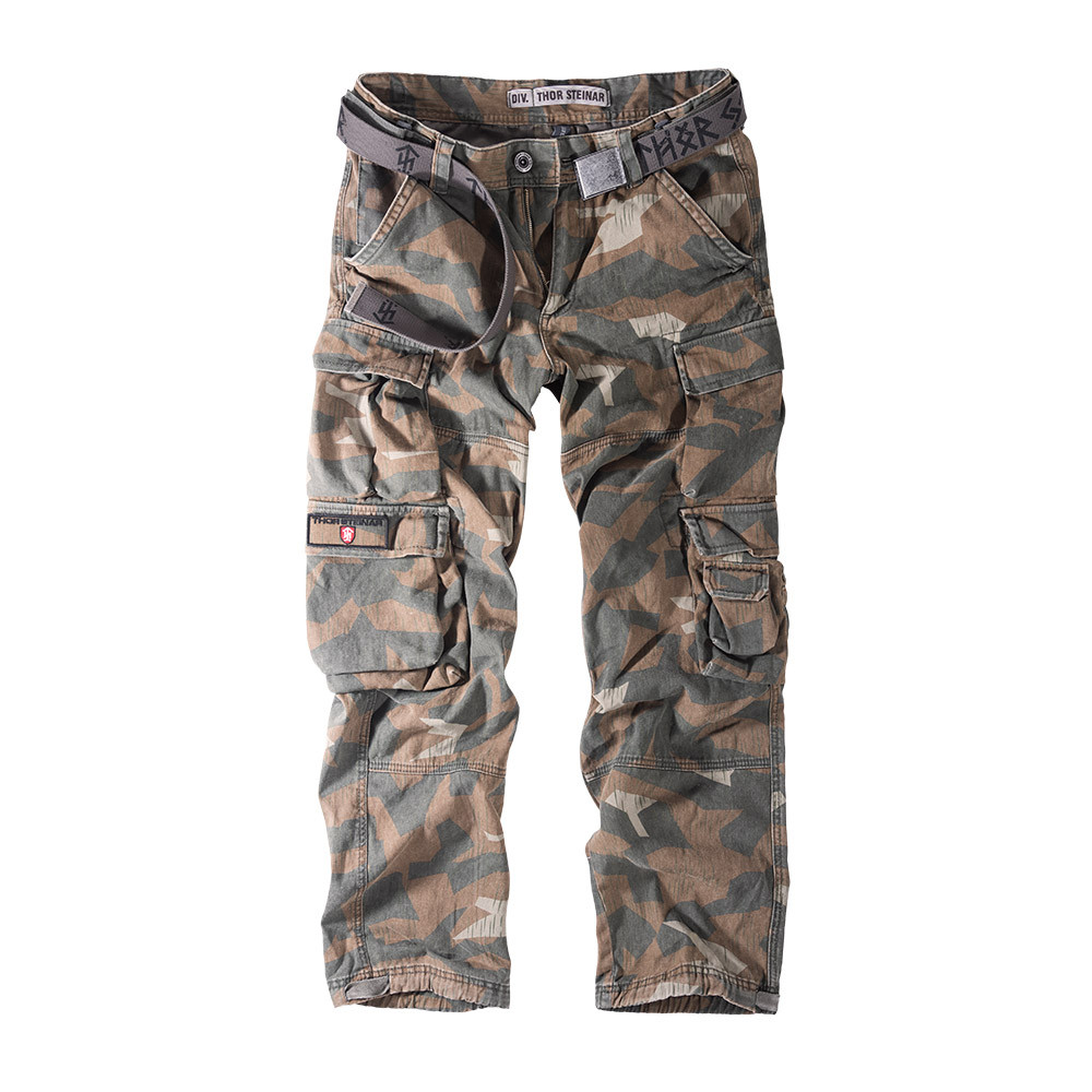 Grianlook Men Casual Cargo Trousers Camouflage Camo Print Loungewear Work  Multi-pocketed Pants Blue 31 - Walmart.com