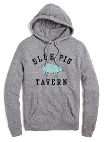 Blue Pig Tavern Tri-Blend Hooded Sweatshirt
