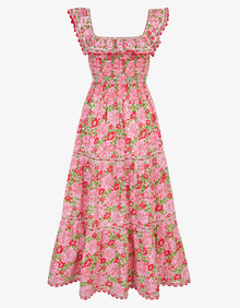 Pink City Prints Carrie Dress Sweet Hibiscus 