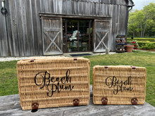 Beach Plum Farm Large Wicker Picnic Hamper