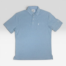 Johnnie-O Men's Ryan Stripe Polo (Cloudy)