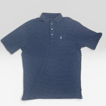 Johnnie-O Men's Ryan Stripe Polo (Ocean Cloud)