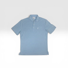 Johnnie-O Youth Ryan Stripe Polo (Cloudy)