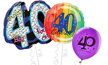 Send 40th Birthday Balloons for Deliverey in Portland