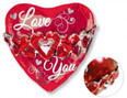 3D Heart with Garland I Love You - 23"