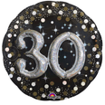 Sparkling Birthday 30 Holographic Multi-Balloon 