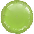 18" Metallic Lime Green Round-Circle Foil Balloon