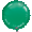 Portland, OR Delivery of Metallic Green Round 18" Foil Balloons
