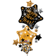 New Year Star Stacker Multi-Balloon 