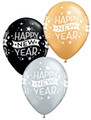 50 - 11" New Years Eve Balloons - Helium Filled