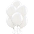 25 White - 11" Latex Balloons
