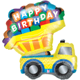 33" Dump Truck Birthday Helium Shape