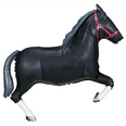 43" Black Horse Helium Shape 