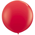 36" red latex balloon