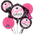 Sparkling Grad Bouquet Of Balloons 
