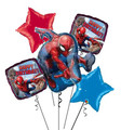 Animated Spiderman Birthday Bouquet Of Balloons