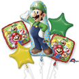Mario Bros. Luigi Bouquet Of Balloons 