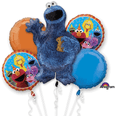 Cookie Monster Bouquet Of Balloons 