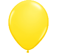 Standard Yellow Latex Balloon