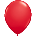 Standard Red Latex Balloon