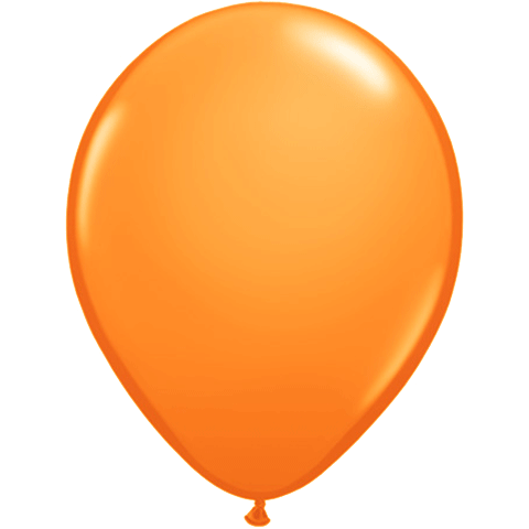 Standard Orange Latex Balloon - Portland Balloon Delivery