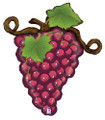 Linky Grapes Red Shape