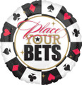 32" Place Your Bets Jumbo Foil Balloon