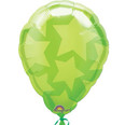 18" Anagram Perfect Balloon - Green Star