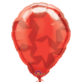 18" Anagram Perfect Balloon - Red Star