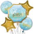 Blue Baby Boy Bouquet of Balloons