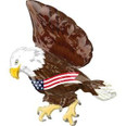 USA Patriotic Eagle Super Shape