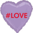 18" #LOVE Candy Heart balloon