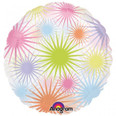18 Inch Pastel Burst Magicolor Clear Balloon