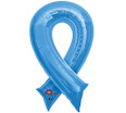 36" Periwinkle Blue Cause Ribbon Supershape