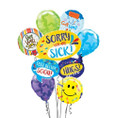  Get Well Sentiments Balloon Bouquet