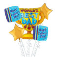 Trophy Dad Father's Day Balloon Bouquet