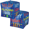 Awesom Dad Father's Day Cubez Balloon