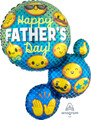 Happy Father's Day Emoticon Bubbles