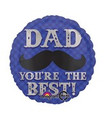 Dad You're The Best Moustache Balloon