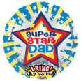 28" Super Star Dad Sing-A-Tune Foil Balloon