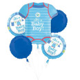 With Love Baby Boy Balloon Bouquet Shower Kit